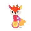 Babyrasseln, weiche Stofftierrassel, Handgriff, Babyspielzeug, Shaker, knisternd, quietschend, sensorisches Reisezubehör für Kleinkinder, Geschenke