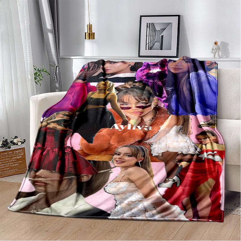 3D Ayliva Lieb Pop Singer  Soft Flannel Blanket for Bed Bedroom Sofa Picnic,Throw Blanket for Cover Outdoors Leisure Gift Kids