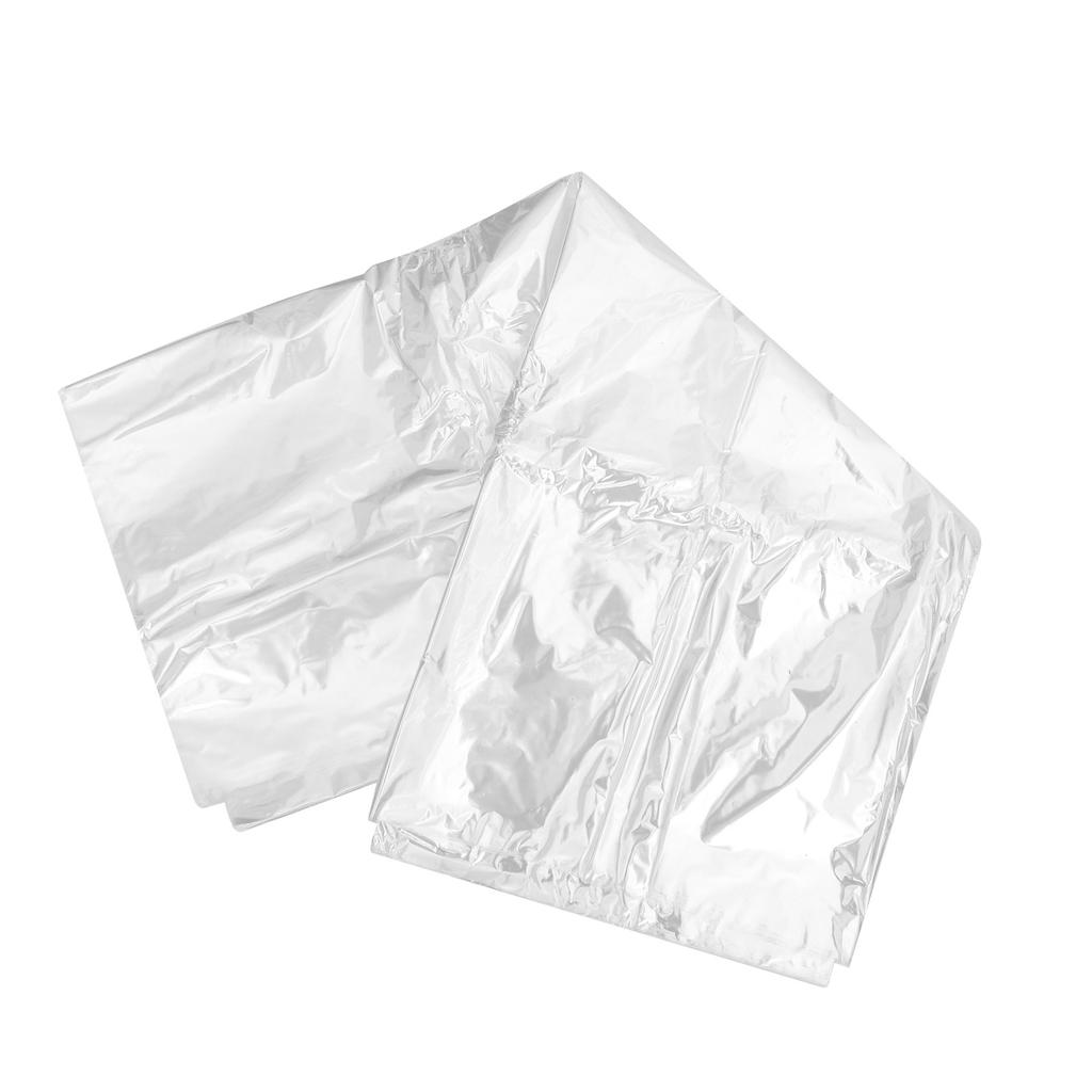 30pcs 60x150cm Clear Plastic Suit Cover for Garment Dustproof Storage Home Shop Outdoor Use Lightweight Clothes Cover Bag