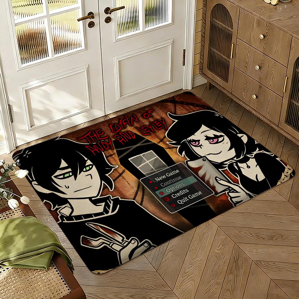 Spiel The Coffin Of Andy And Leyley Fußmatte Weich Verdickt Saugfähig Rutschfest Schlafzimmer Wohnzimmer Türvorleger Zuhause Flanell Teppiche
