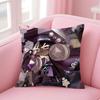 Game CCookie Run Kingdom Cushion Cover Natural Linen Pillow Case DoubleSided Print Decorative Sofa Pillowcase Home Decor Gift