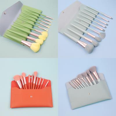 Soft Makeup Brush Set Pu Bag Loose Powder Brush Blush Brush Explosive Beauty Makeup Tool Set