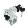 HOPESPANNER Silver Tone Front Ignition Switch Cylinder Lock Metal for Chevrolet Silverado 1500 3500 01-06 (1 Set)