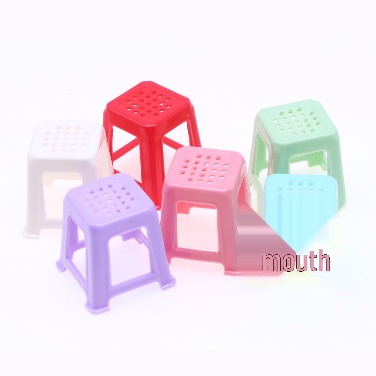 Dollhouse Miniature BJD Chair and Mahjong Table Set