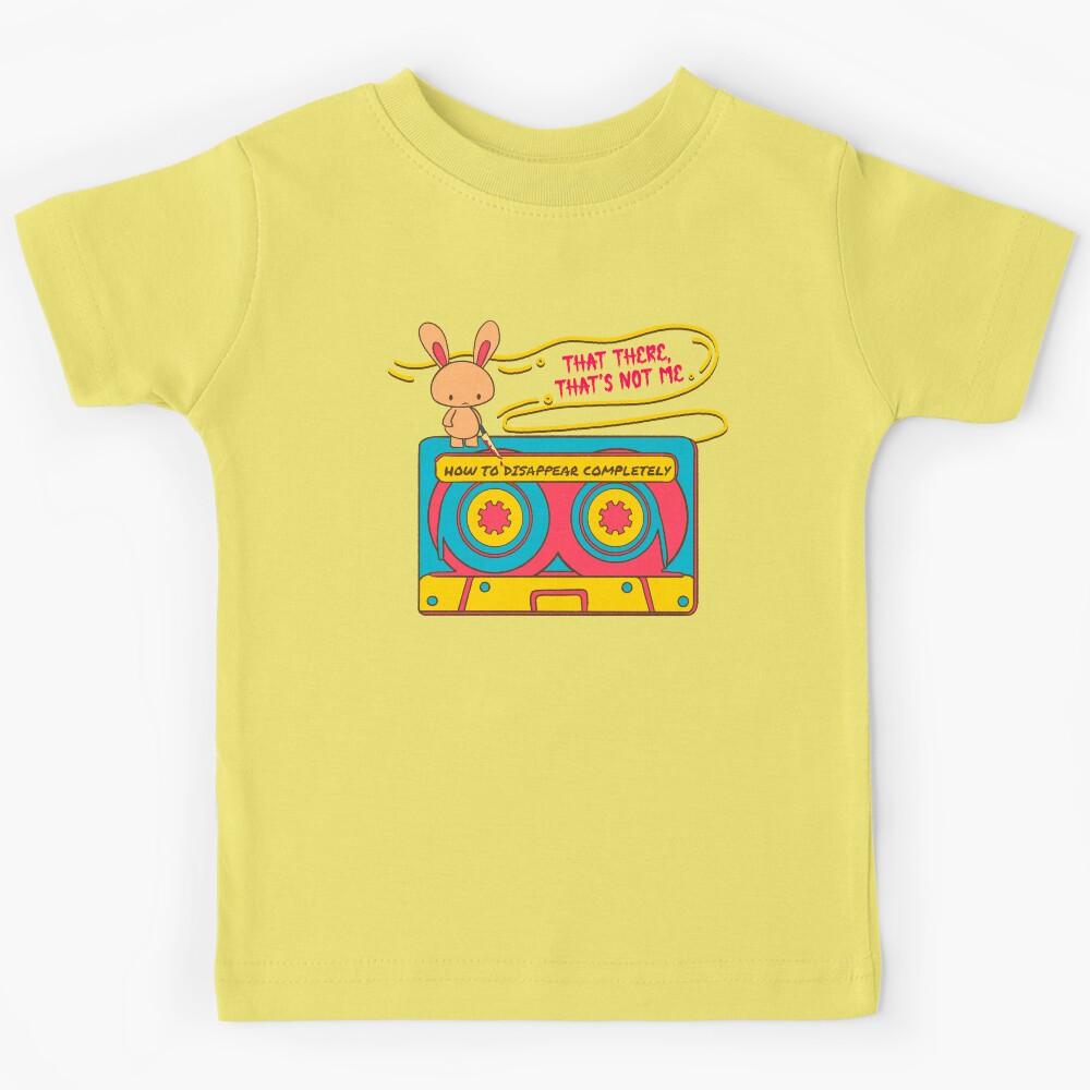Vintage bunny and cassette tape Kids T-Shirt 100