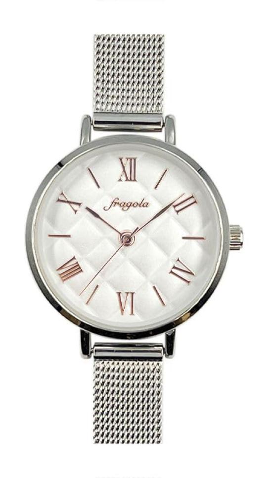 

[Follow] Fragola Quilted Dial Watch N04723A-1 SV Women s Silver