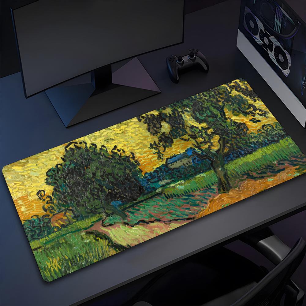 Art Van Gogh Mouse Pad High Quality Natural Rubber Mouse Pad The Most Professional Washable Laptop Mouse Pad