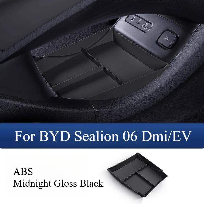For BYD Sealion 06 Dmi/EV Central Control Lower Silicone Storage Box Automobiles Storage Box Interior Supplies Accessories