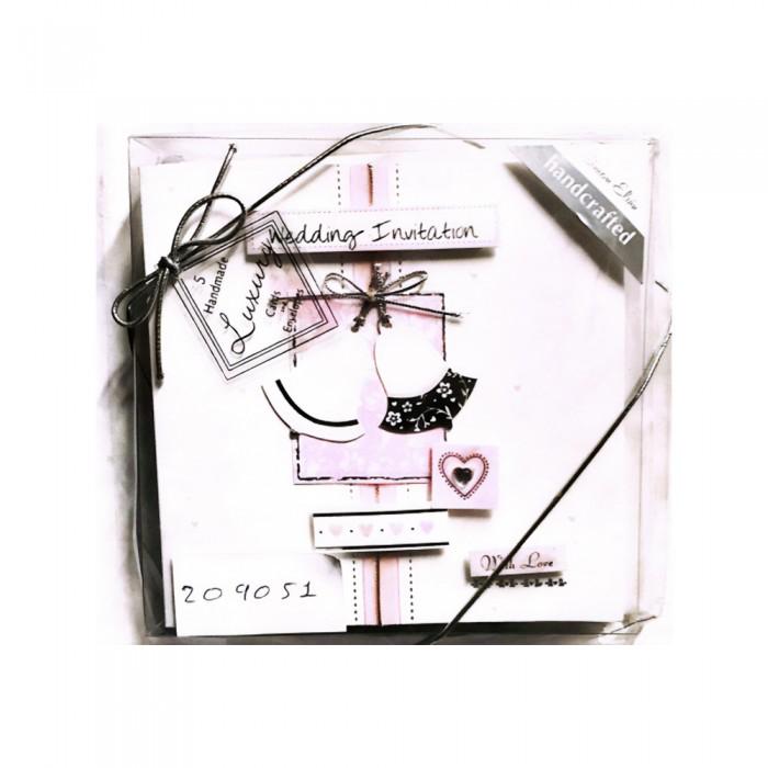 Simon Elvin Invitații de nuntă realizate manual (Pachet de 5)