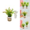 Artificial Plant Miniature Green Houseplant For Home Office And Hotel Decor