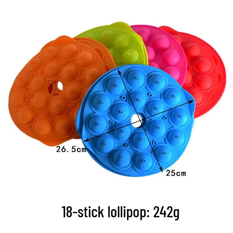 MDNG 3D Round Silicone Lollipop & Chocolate Mold