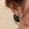 Orecchini da Donna Trendy di Alta Qualità con Cielo Stellato Blu Degradé