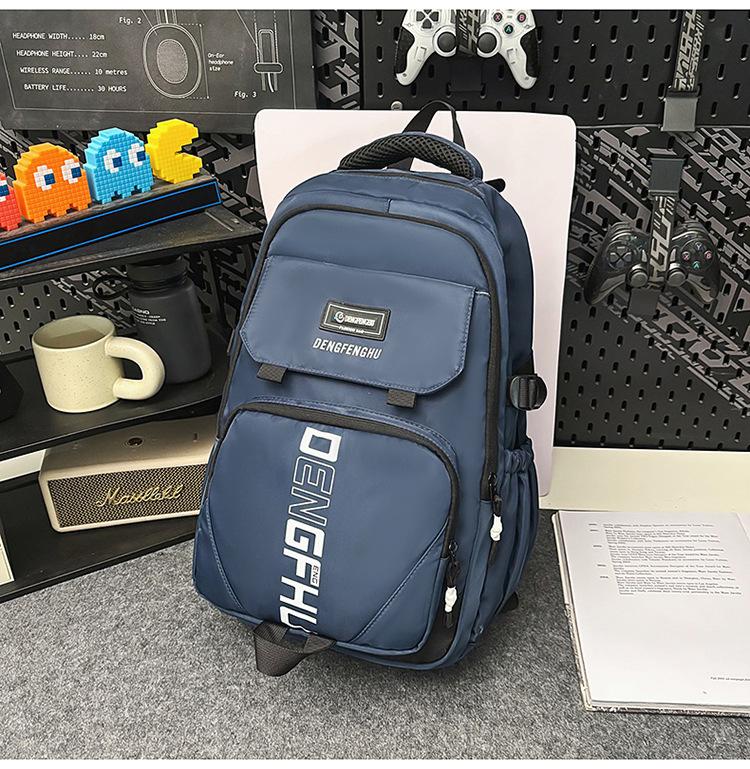 Schoolbag Korean ins new high-value niche set trendy cool backpack couple light travel mountaineering large-capacity backpack