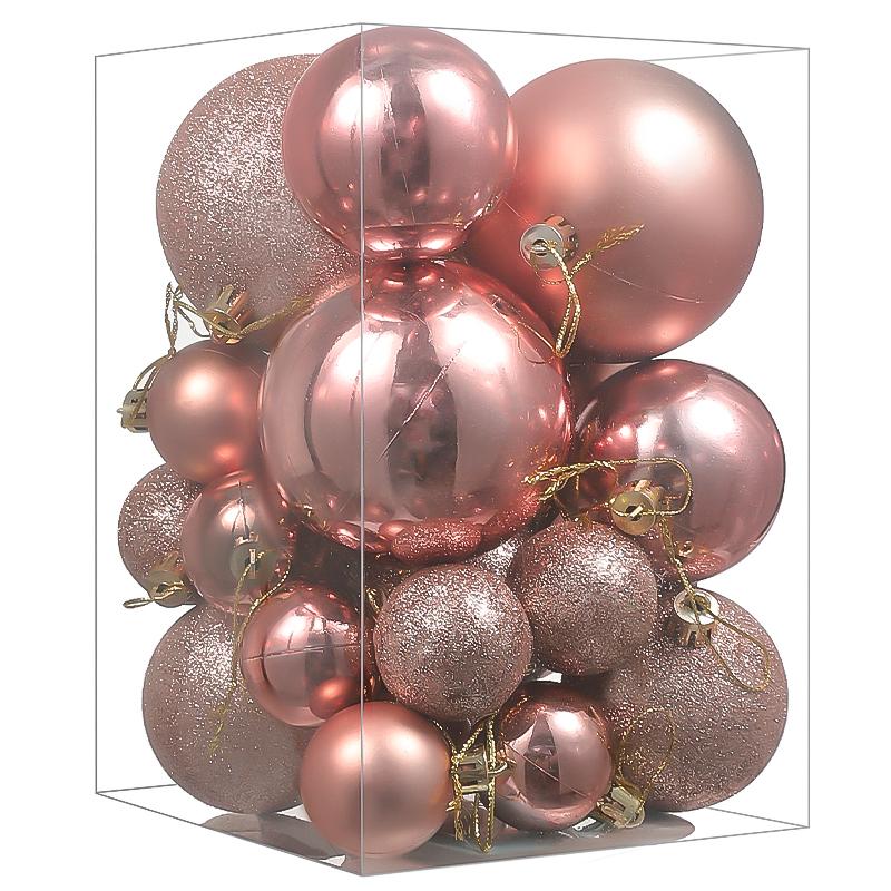 24/30Pcs 6CM Christma Balls Decoration Hanging Christmas Tree Ornaments Ball Pendant Home Room Decor 2025 New Year Navidad Decor