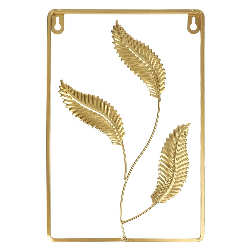 Zlatý list nástěnná dekorace obývací pokoj ozdoba nástěnná závěsná dekorace