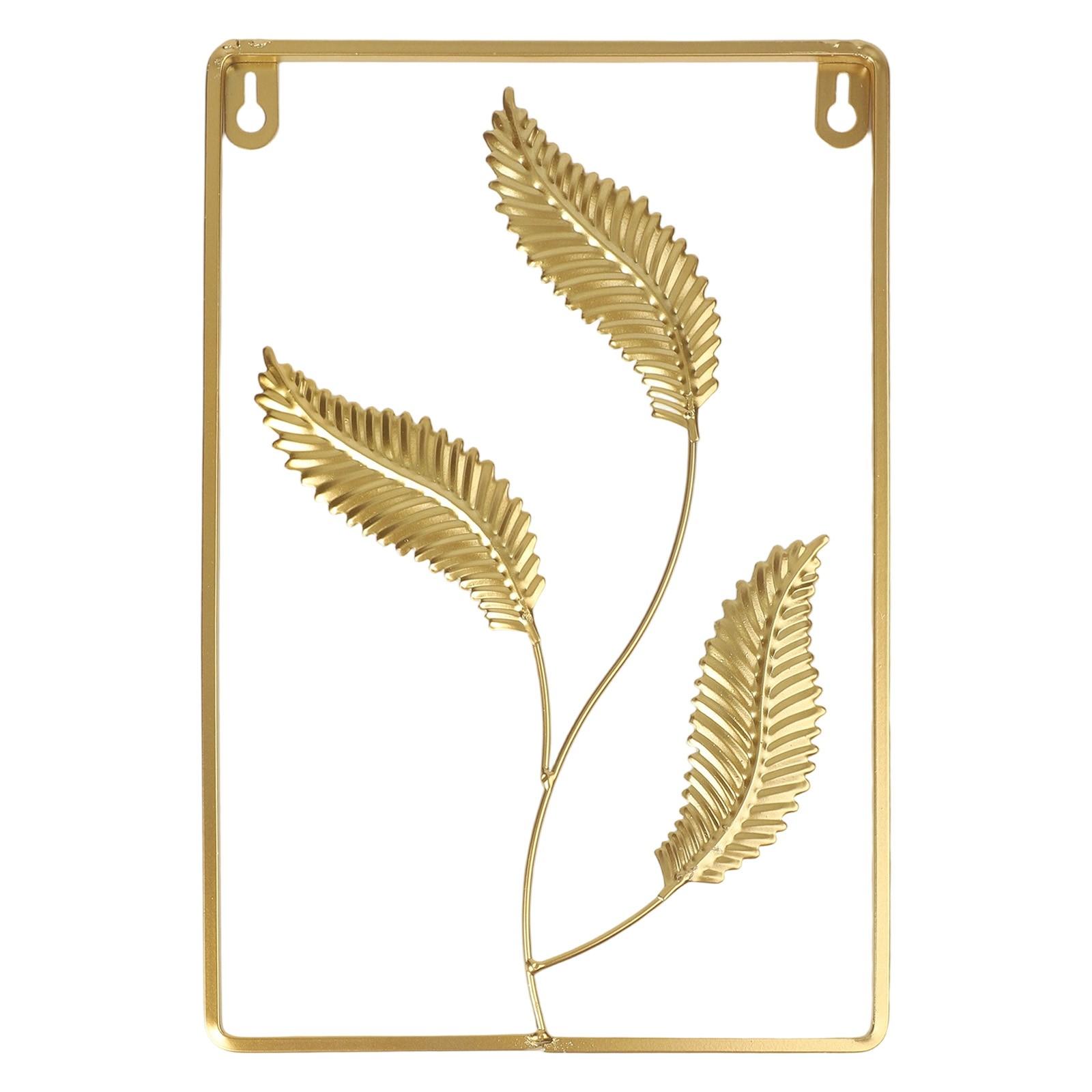 

Золотой лист настенное украшение украшение для гостиной настенный декор C