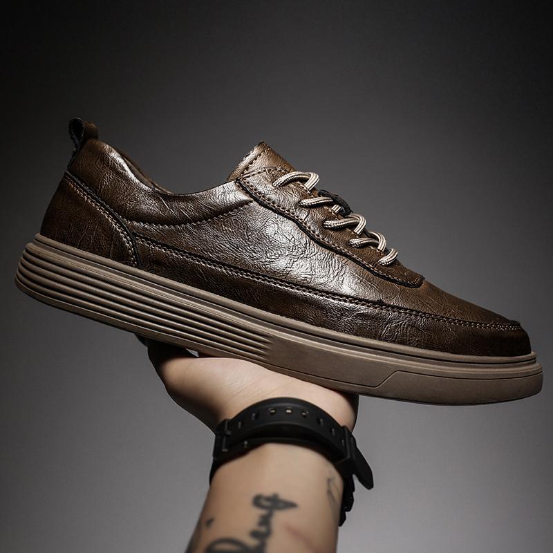 Breathable Outdoor Casual Shoes Genuine Leather Climbing Shoes Male Comfortable Sneakers Classic Tooling Men Walking Footwear