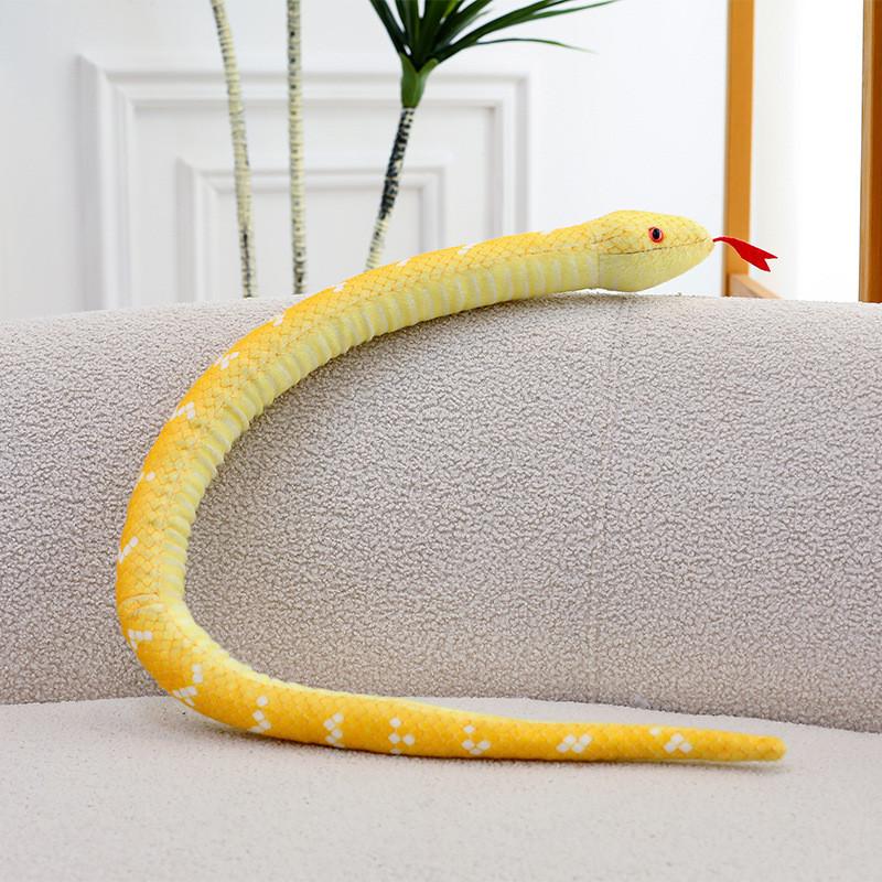 Snake Plush Toy With Realistic Design For Kids And Adults Gift Collectible