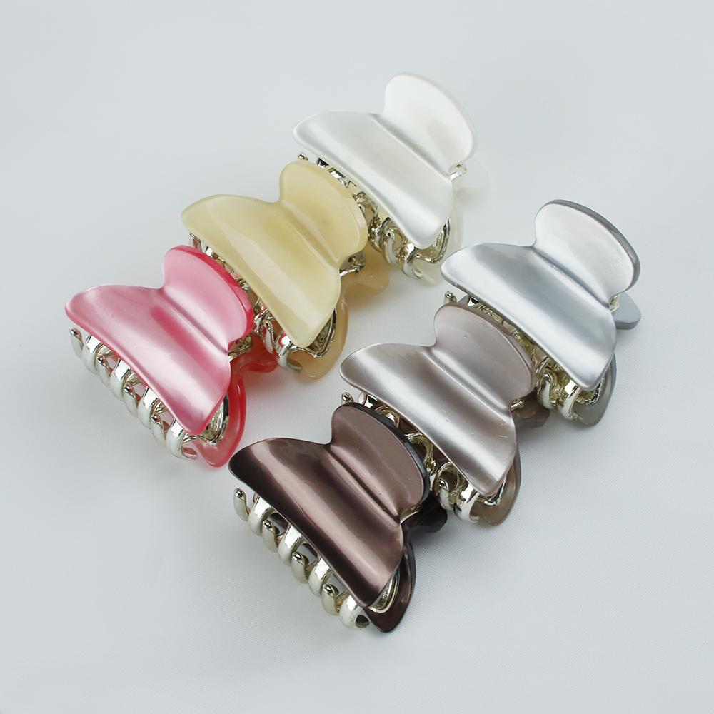 5pcs/10PCS Women Plastic Headbands 0.8cm Thin Plain Matte Hairbands Non-slip Hair Hoops For Girls Daily Wear