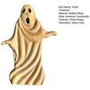 Halloween Ghost Sculpture Creepy Wood Carving Ghost Statue Figurine Table Sign Home Office Desktop Decoration Ornament