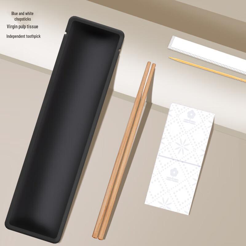 Yuzhuxun Pure Black Carbonized Bamboo Chopsticks, 24CM