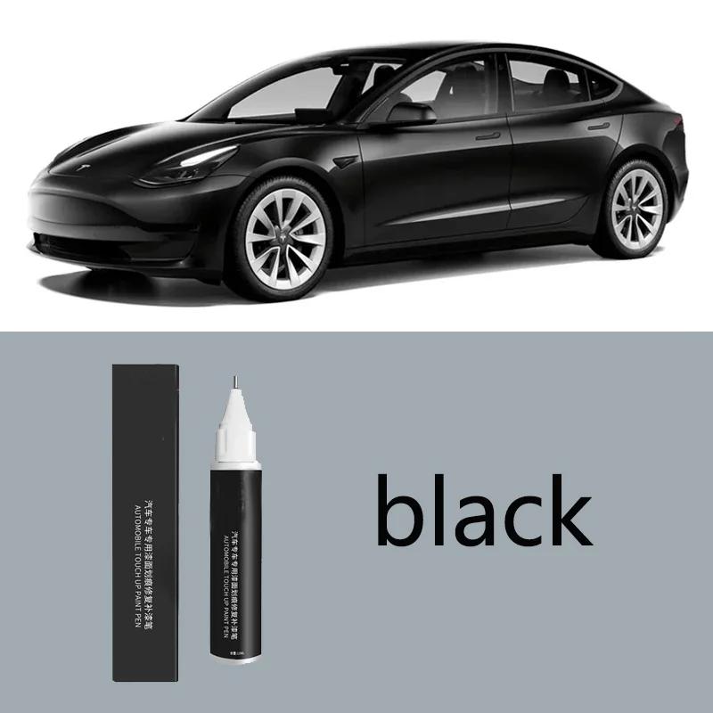 

For Tesla Model 3 Y X S Automotive Paint Repair Pen Pearl White Clearcoat Pen Accessories Black White Red Blue Gray Silver чёрный