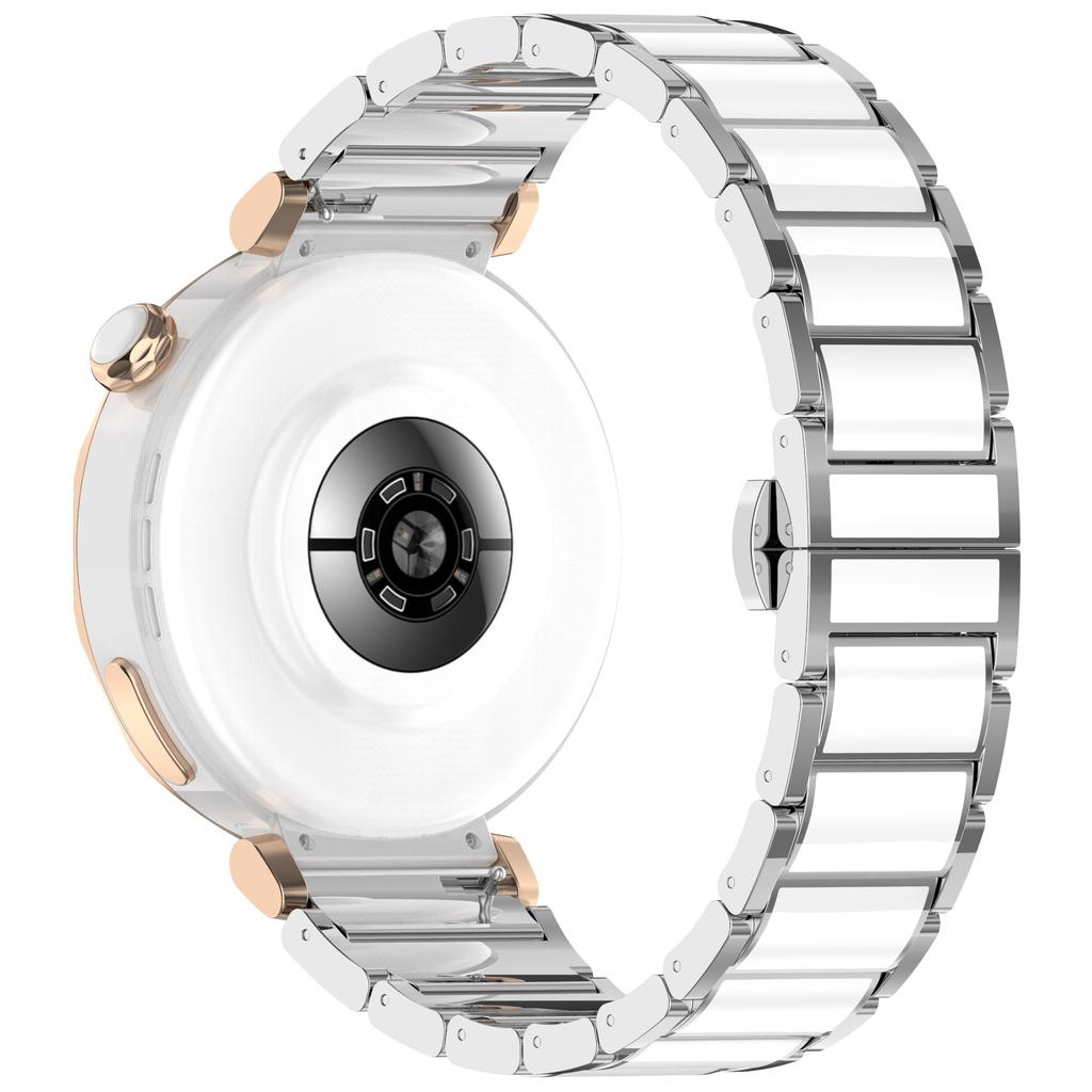 For Huawei Watch GT 5 41mm/GT 5 Pro 42mm Watch Band Ceramic+Zinc Alloy Wrist Strap