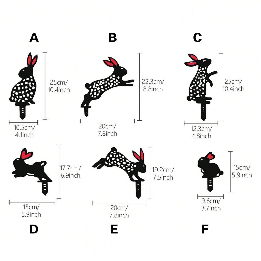 Cross Metal Ground Insert Sign for Garden Decoration