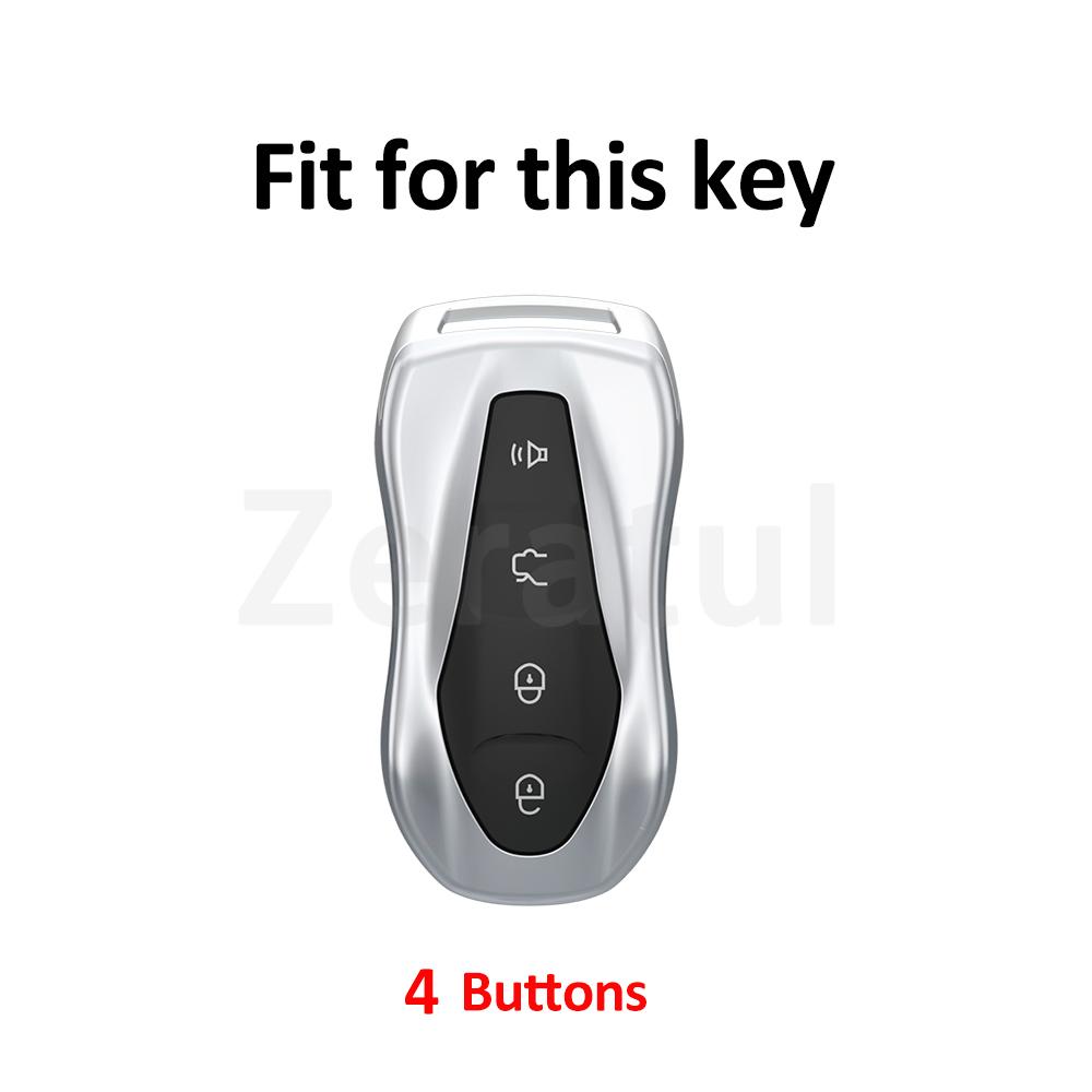 For Geely Tugella  Azkarra Xingyue Boyue Pro Atlas Pro Gili Tugella Tpu Car Remote Key Fob Cover Case Holder Accessories