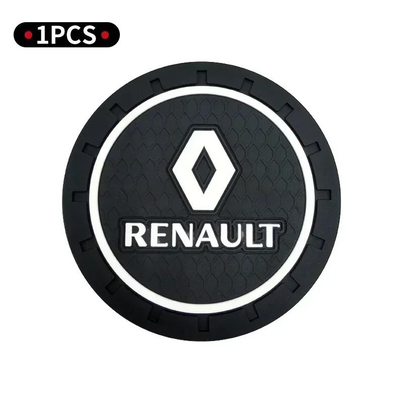 

Hub Caps For Renault ZOE QM6 Austral Kardian Rafale Kangoo Arkana Clio Koleos 1/2Pcs Car Waterproof Coaster Non Slip Water Cup P