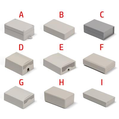 1 Stück ABS-Kunststoff-Projektbox für Elektronik, weiß, 9 Größen, Gehäuseboxen, hochwertige wasserdichte Abdeckung, Projektinstrument-Zubehör