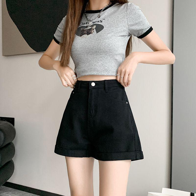 

Fashionable High Waist Retro Micro Flare Jeans for Women - Petite Elastic Bell Bottom Pants, Spring/Autumn 2026 Edition 2XL