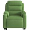 Recliner Chair with Lift Function Electric Light Green Velvet