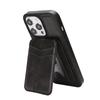 Magnetic Leather Phone Case with Card Holder for iPhone 12 - 17 Series Multi - functional Stand Shockproof Protective Cover
