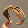 Retro, Simple, Versatile Hair Clip, Headband, Girly Korean Wide-brimmed Hair Clip, Popular Headband, Face Wash Headband, Hair Tie