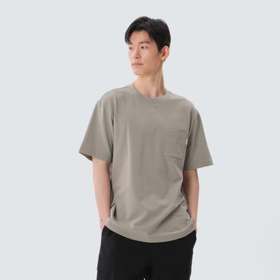 SNOWPEAK Basic Pocket Short-Sleeve T-shirt Fog Gray (S25MMFTS19)