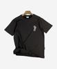 Alex And Aiden Foamed Slub Short Sleeve T-Shirt (Black)
