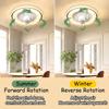 Invertorové LED osvětlení stropního ventilátoru Jídelna Elektrická lampa ventilátoru otočná o 360° Měděný motor pro domácnost Světlo stropního ventilátoru