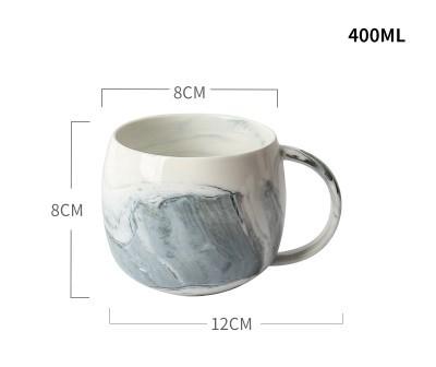 

New Natural Marble Porcelain Coffee Mug Tea Milk Cups and Mugs Pink Breakfast Ceramic Cup Creative Wedding Gift Coffee Cups