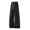 Men's Quick-Dry Casual Trendy Straight Leg Plus Size Color Block Pants for Spring and Fall