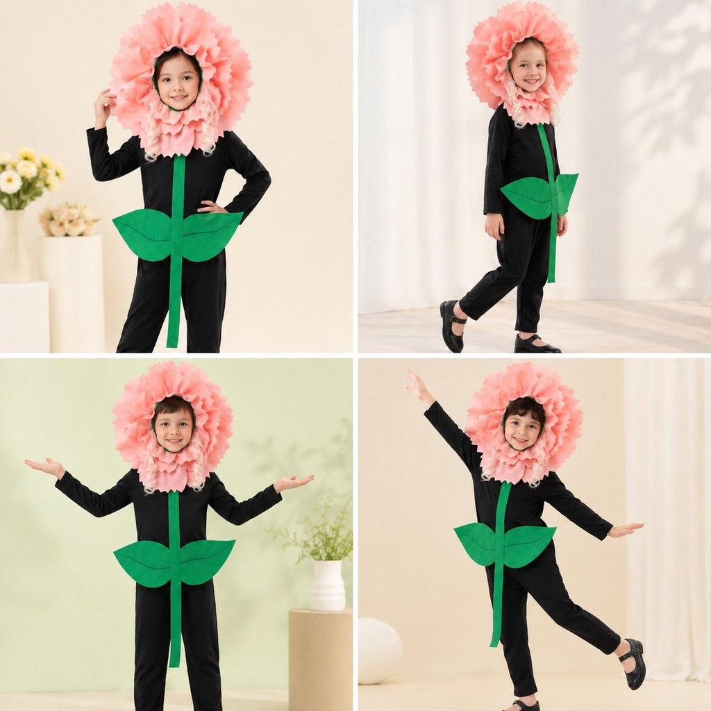 Adorable Flower Costume for Children, Halloween Theme Parties And .