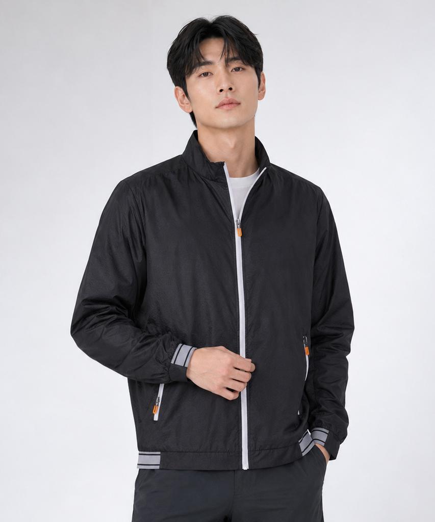 Ezbuy Goodswing Men'S Golf Rounding Lightweight Jacket With Elastic Waisting 3 Colors