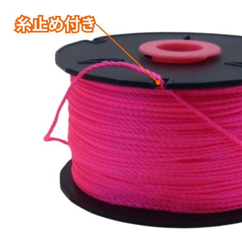 Takagi Gisuke Fluorescent Water Thread, Pink, Extra Thick, 135m, with Thread Stopper, Nylon Thread, Tangle-Resistant, Fray-Resistant, for Construction