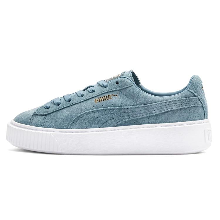 (WMNS) PUMA Suede Platform Blue Women s 362223-13 EU 38