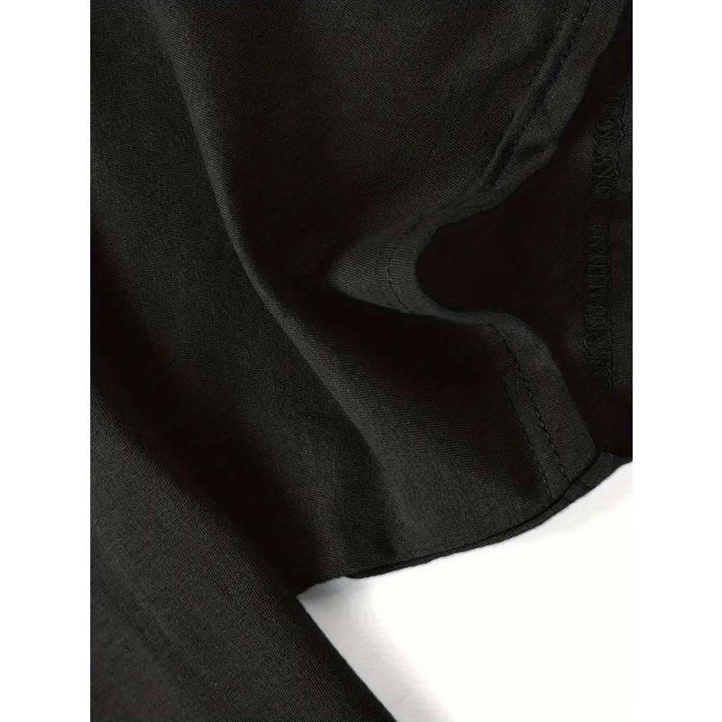 Europäische Größen Herren Grafik-T-Shirt - Lockere Passform Rundhalsausschnitt Kurzarm-T-Shirt mit Totenkopf & Blitzschlag-Design, Aufdruck für Lässige Freizeitkleidung