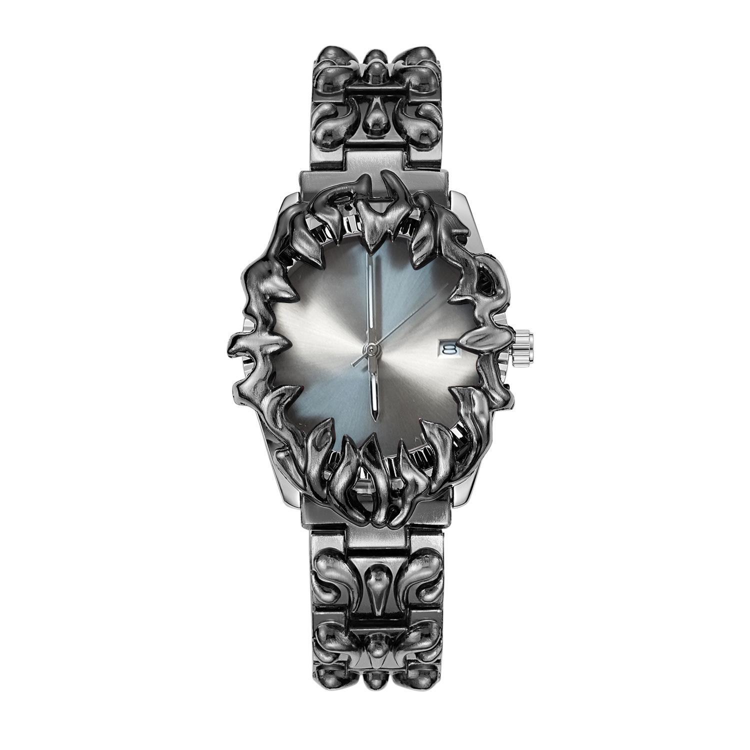 

Кварцевые часы Claw Alabaster в стиле ретро Y2K - Трендовый европейский и американский стиль миллениалов