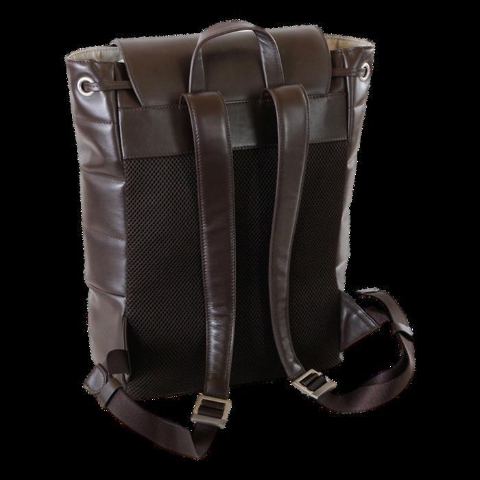 Sac à dos en cuir Passenger Leather Nava - Dark Brown