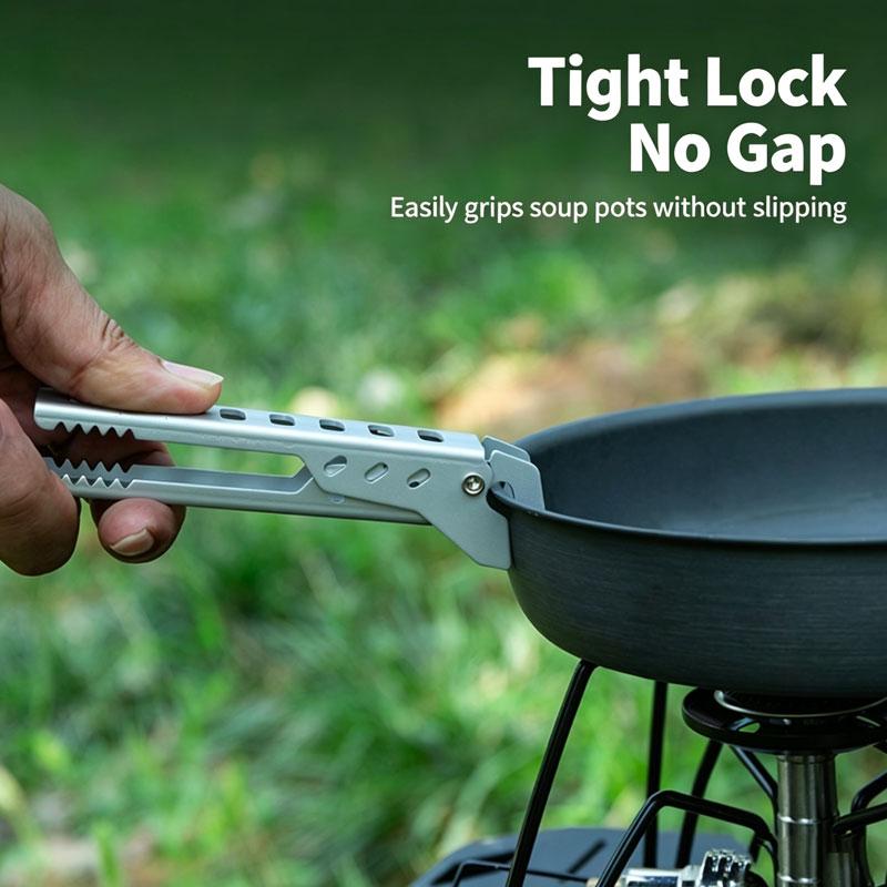Outdoor Aluminium Anti-hot Alloy Clip Bowl Gripper Holder Lightweight Camping Pot Pan Handle Kitchen Accessories Cooking Supplies