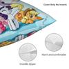 Cute M-My Cartoon P-Pony L-Little Pillow Cover Rainbow Novelty Pillow Case For Sofa Home Decor Soft Pillowcases Gift