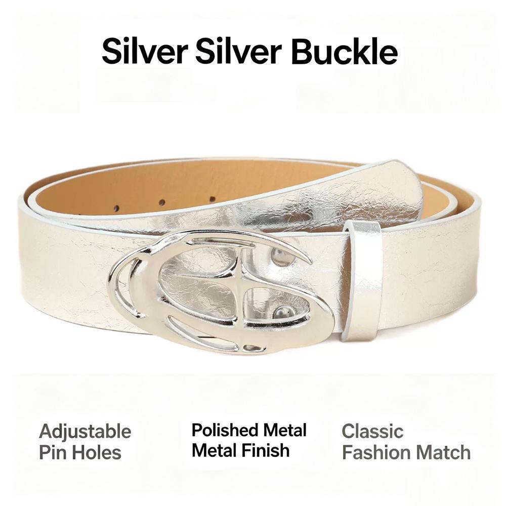 Stylish Oval Cross Metal Buckle Belt Punk Moon Star Design Vintage Gothic Y2k Belt Pu Leather Waistband Jeans Pants Belt Gifts